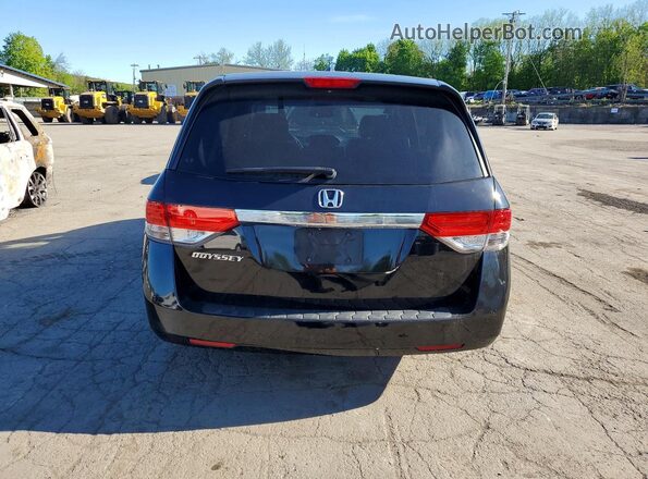 5FNRL5H64HB024514 2017 HONDA ODYSSEY Black Вид ззаду