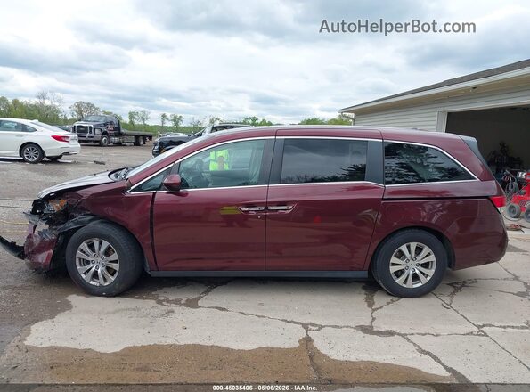 5FNRL5H65HB015014 2017 HONDA ODYSSEY Темно-бордовый Панорамный вид салона 360°