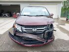 2017 Honda Odyssey Ex-l Темно-бордовый vin: 5FNRL5H65HB015014