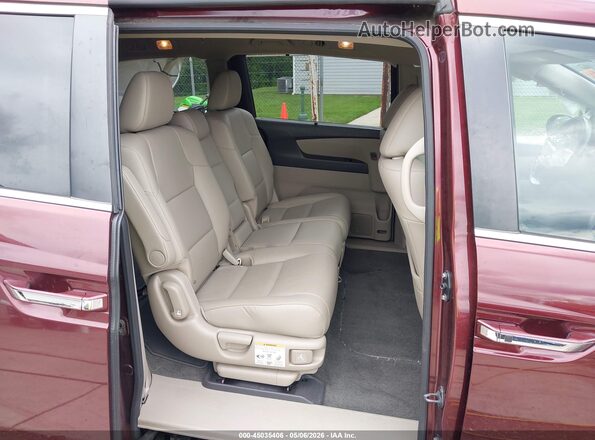 5FNRL5H65HB015014 2017 HONDA ODYSSEY Темно-бордовый Вид наклейки с VIN-кодом