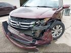 2017 Honda Odyssey Ex-l Темно-бордовый vin: 5FNRL5H65HB015014