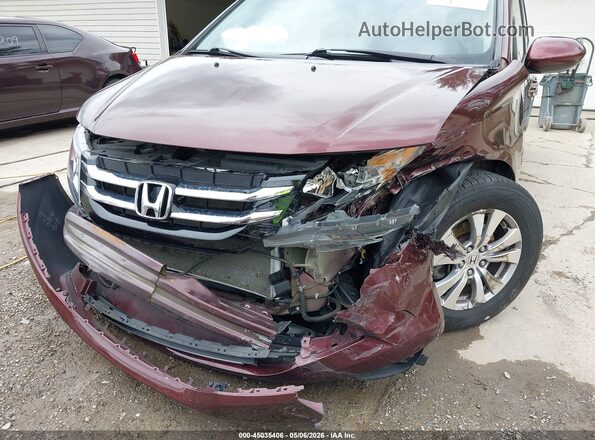 5FNRL5H65HB015014 2017 HONDA ODYSSEY Темно-бордовый Вид спереди