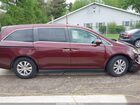 2017 Honda Odyssey Ex-l Темно-бордовый vin: 5FNRL5H65HB015014