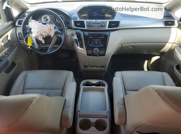 5FNRL5H67GB083829 2016 HONDA ODYSSEY Бордовый Вид панели приборов