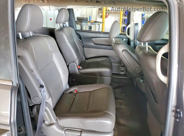 5FNRL5H68HB008817 2017 HONDA ODYSSEY Серый Вид задней части салона