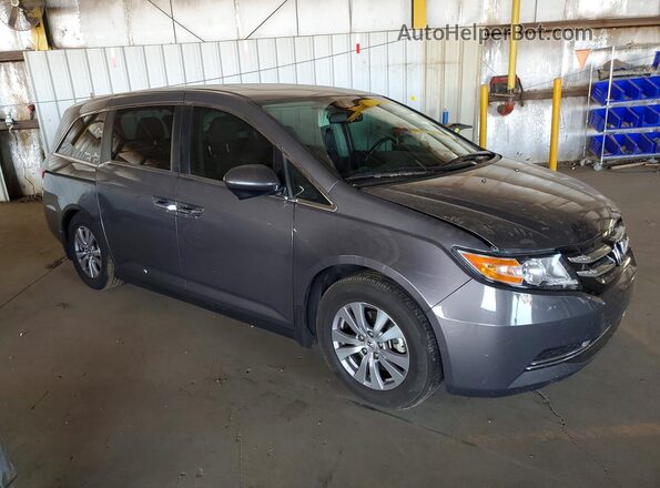 5FNRL5H68HB008817 2017 HONDA ODYSSEY Серый Передняя правая четверть