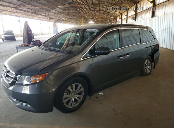 5FNRL5H68HB008817 2017 HONDA ODYSSEY Серый Передняя левая четверть