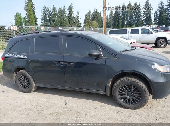 5FNRL5H6XHB018877 2017 HONDA ODYSSEY Черный Вид задней части салона
