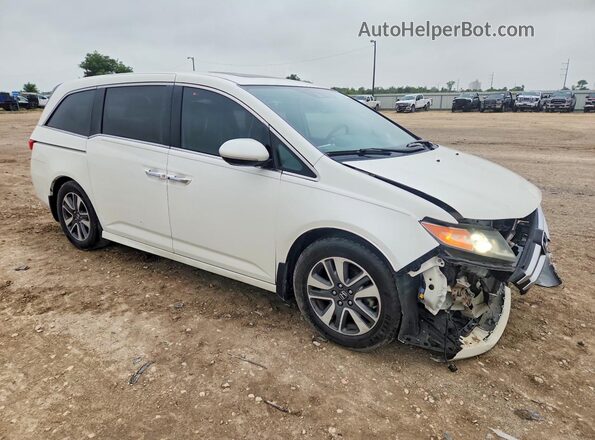 5FNRL5H90HB007977 2017 HONDA ODYSSEY Белый Передняя правая четверть