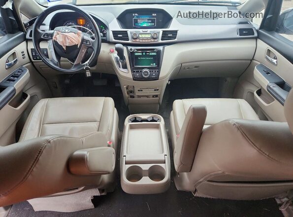 5FNRL5H90HB007977 2017 HONDA ODYSSEY Белый Вид панели приборов