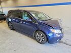 2016 Honda Odyssey Touring Синий vin: 5FNRL5H96GB048273