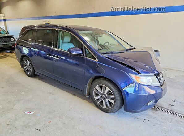 5FNRL5H96GB048273 2016 HONDA ODYSSEY Синий Передняя правая четверть