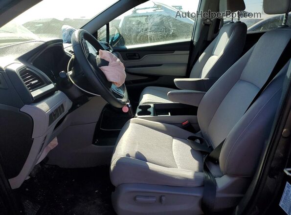 5FNRL6H20KB126130 2019 HONDA ODYSSEY Gray Вид салону спереду
