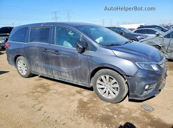5FNRL6H20KB126130 2019 HONDA ODYSSEY Gray Передня права чверть