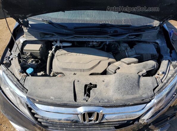 5FNRL6H20KB126130 2019 HONDA ODYSSEY Gray Вид підкапотного простору