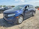 2021 Honda Odyssey Lx Blue vin: 5FNRL6H22MB003545