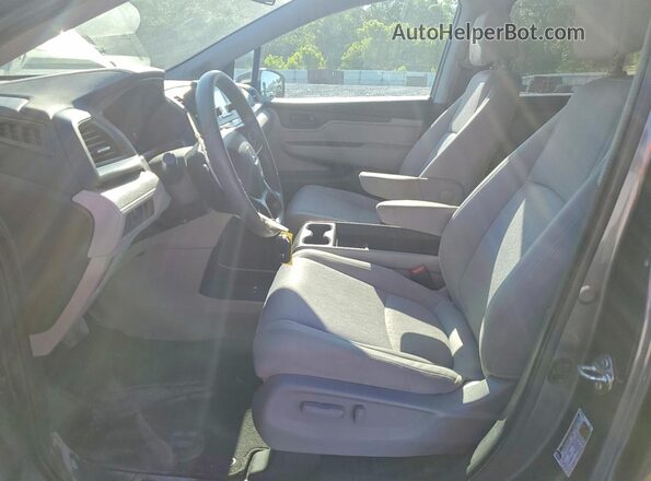 5FNRL6H29JB095829 2018 HONDA ODYSSEY Угольный Вид салона спереди