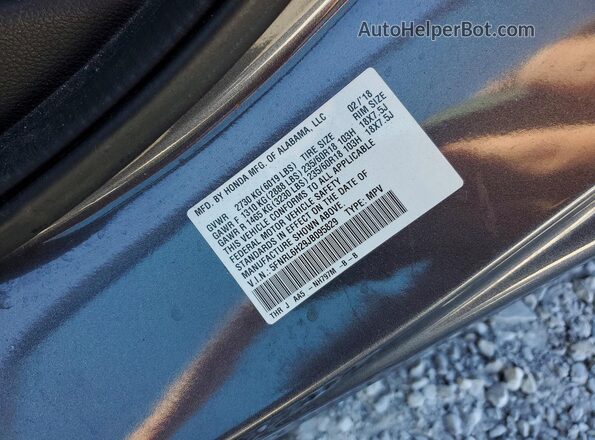 5FNRL6H29JB095829 2018 HONDA ODYSSEY Угольный Вид подкапотного пространства