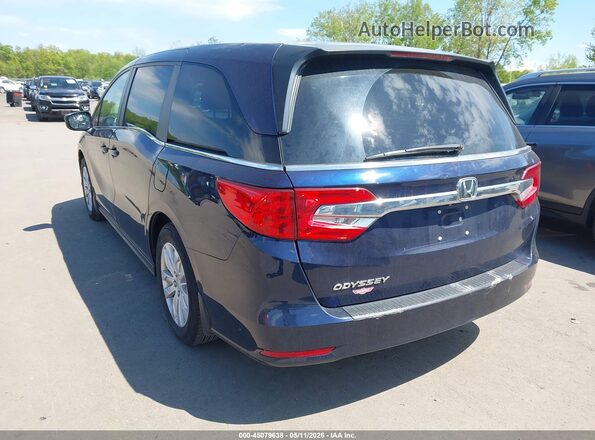 5FNRL6H29KB124117 2019 HONDA ODYSSEY Blue Задня ліва чверть