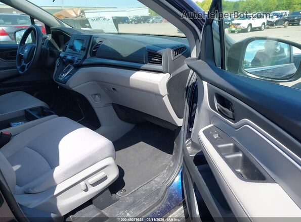 5FNRL6H29KB124117 2019 HONDA ODYSSEY Blue Вид салону спереду