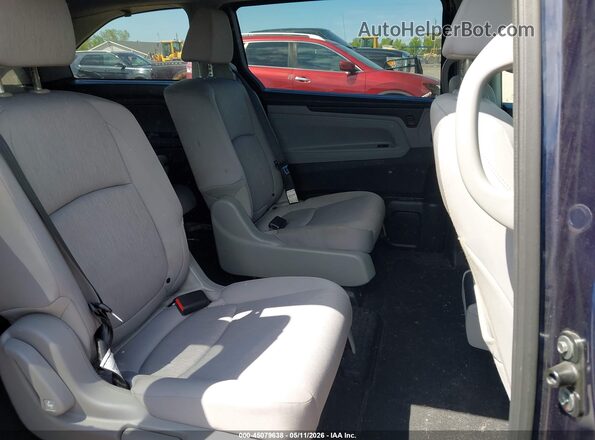 5FNRL6H29KB124117 2019 HONDA ODYSSEY Blue Вид наклейки з VIN-кодом
