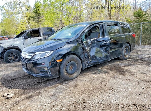 5FNRL6H41LB500716 2020 HONDA ODYSSEY Black Передня ліва чверть