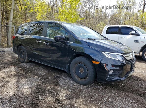 5FNRL6H41LB500716 2020 HONDA ODYSSEY Black Передня права чверть