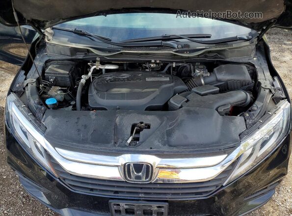 5FNRL6H41LB500716 2020 HONDA ODYSSEY Black Вид підкапотного простору