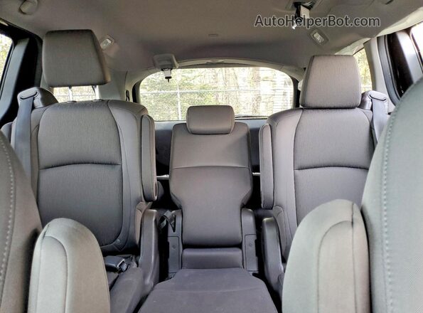 5FNRL6H41LB500716 2020 HONDA ODYSSEY Black Вид задніх сидінь