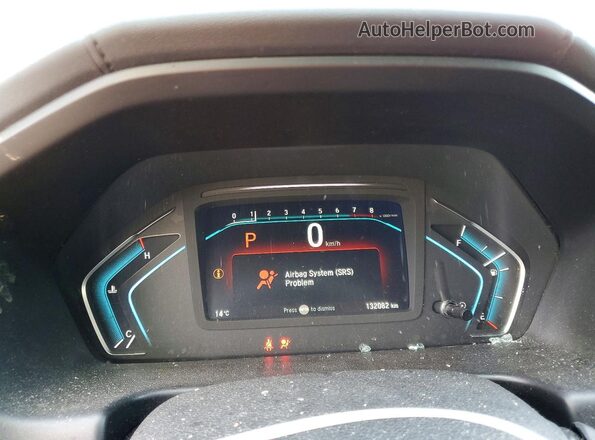 5FNRL6H41LB500716 2020 HONDA ODYSSEY Black Вид щитка приладів