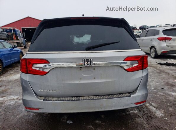 5FNRL6H46KB514139 2019 HONDA ODYSSEY Gray Rear view