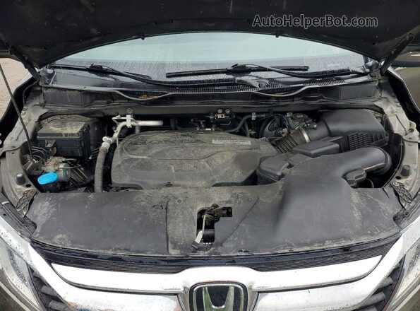 5FNRL6H50KB080776 2019 HONDA ODYSSEY Желто-коричневый Вид подкапотного пространства