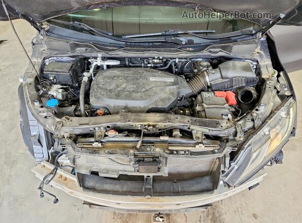 5FNRL6H51KB085517 2019 HONDA ODYSSEY Gray Engine compartment view