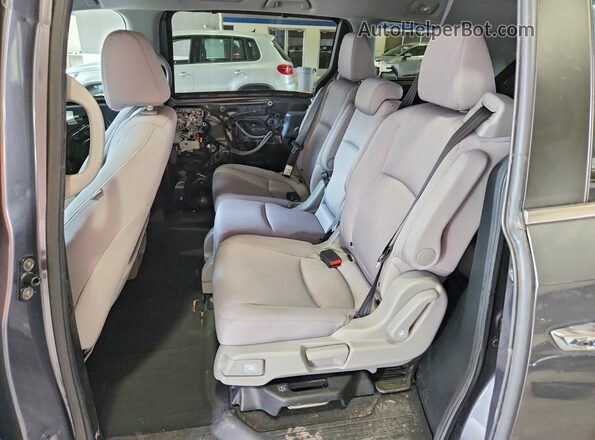 5FNRL6H51KB085517 2019 HONDA ODYSSEY Gray Rear interior view