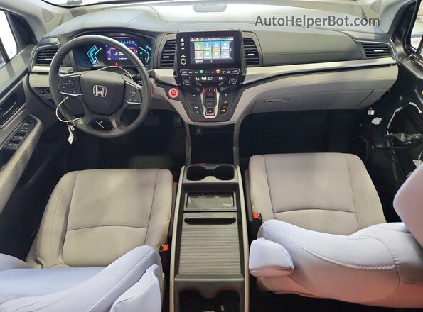 5FNRL6H51KB085517 2019 HONDA ODYSSEY Gray Dashboard view