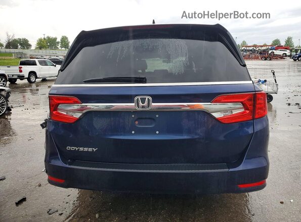 5FNRL6H51KB124106 2019 HONDA ODYSSEY Blue Vista trasera