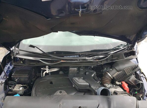 5FNRL6H51KB124106 2019 HONDA ODYSSEY Blue Vista del compartimento del motor