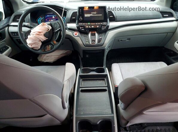5FNRL6H51KB124106 2019 HONDA ODYSSEY Blue Vista del salpicadero