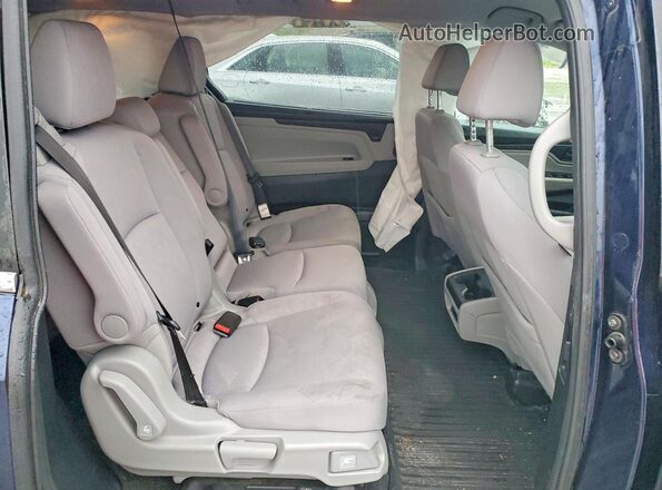 5FNRL6H51KB124106 2019 HONDA ODYSSEY Blue Vista interior trasera