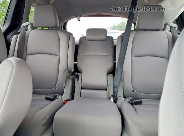5FNRL6H51KB124106 2019 HONDA ODYSSEY Blue Vista de los asientos traseros