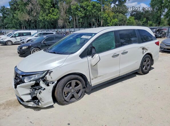 5FNRL6H52MB032893 2021 HONDA ODYSSEY White Vista tres cuartos delantera izquierda