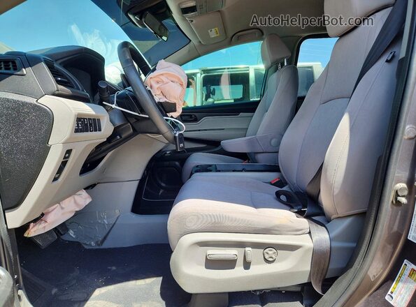 5FNRL6H53LB029760 2020 HONDA ODYSSEY Угольный Вид салона спереди