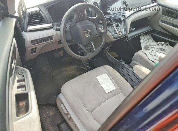 5FNRL6H54KB022170 2019 HONDA ODYSSEY Синий Вид панели приборов