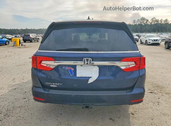 5FNRL6H54KB022170 2019 HONDA ODYSSEY Синий Вид сзади