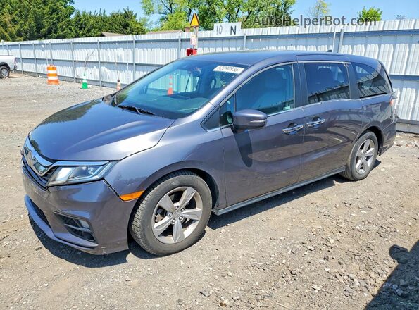 5FNRL6H54LB021831 2020 HONDA ODYSSEY Gray Vista tres cuartos delantera izquierda