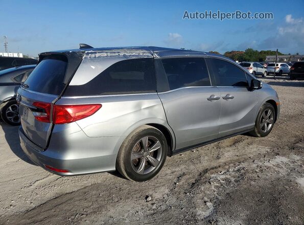 5FNRL6H54MB043166 2021 HONDA ODYSSEY Gray Trasero derecho