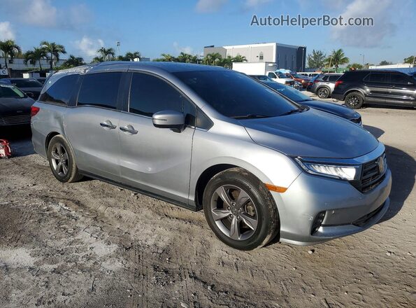 5FNRL6H54MB043166 2021 HONDA ODYSSEY Gray Delantero derecho