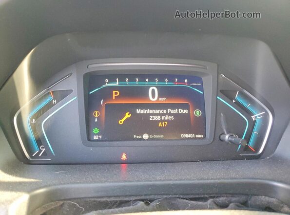 5FNRL6H54MB043166 2021 HONDA ODYSSEY Gray Vista del cuadro de instrumentos