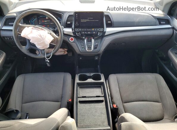 5FNRL6H55NB033506 2022 HONDA ODYSSEY Gray Առջևի վահանակի տեսք
