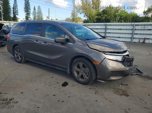 5FNRL6H55NB033506 2022 HONDA ODYSSEY Gray Առջևի աջ